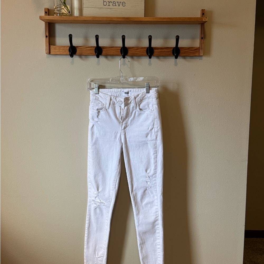 PAIGE White Skinny Jeans Classic Style